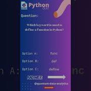 Python Quiz 39