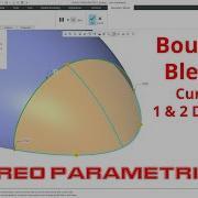 Creo Parametric Boundary Blends And Curves In 1 And 2 Directions Surfacing