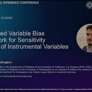 Carlos Cinelli An Omitted Variable Bias Framework For Sensitivity Analysis Of Instrumental Variables