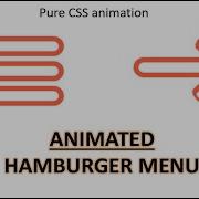 Pure CSS Hamburger Menu Animating Hamburger Into Arrow With Pure Html And CSS