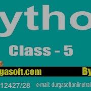 Learn Python Programming Tutorial Online Training By Durga Sir On 31 01 2018