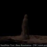 Maya Fluids SandMan Test