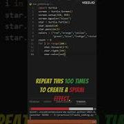 How To Create A Stunning Star With Python Turtle Python Pythonprogramming Shorts Pythonturtle