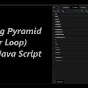 Star Pyramid In JavaScript
