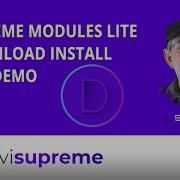 Скачать установить и демо версию Divi Supreme Modules Lite