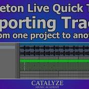 Ableton Quick Tips Importing Tracks From One Project To Another