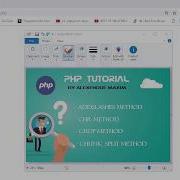 PHP Tutorial 11 String Methods Addslaches Chr Chop And Chunk Splite