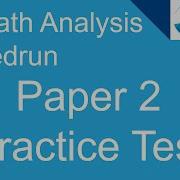 Paper 2 Practice Test CodingBytes IB Math Analysis Speedrun