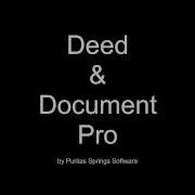 Deed Document Pro Version 6