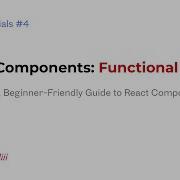 React Components Functional Vs Class Explained For Beginners React Series Ep 4