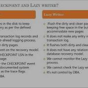 Difference Between Checkpoint And Lazy Writer In Sqlserver Interviewquestions