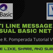 Multi Line Message Box In VB NET