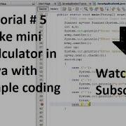 How To Make Mini Basic Calculator In Java With Simple Coding 2018