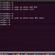 Linux Network NameSpace Commands