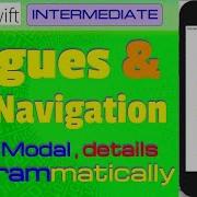 IOS Swift Tutorial Part 4 Segues Navigation Programmatically Show Modal Details PopOver