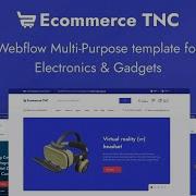 How To Use Ecommerce TNC Webflow Template Online Shop Retail Store Marketplace Template