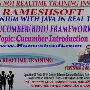 RAMESHSOFT Cucumber Introduction By Ramesh Aupati
