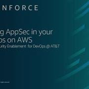 AWS Re Inforce 2019 Integrating AppSec Into Your DevSecOps On AWS DEM14