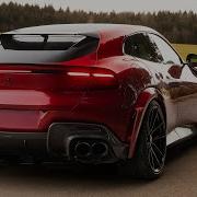 Red Novitec Ferrari Purosangue With RACE Exhaust System X Pipe Sport Catalysts