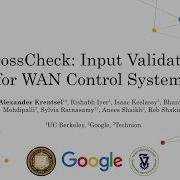 NSDI 26 CrossCheck Input Validation For WAN Control Systems