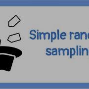 Simple Random Sampling GCSE Statistics