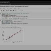 Linear Regression Using Jupyter Notebook