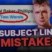 3 Subject Line Mistakes In Cold Emails