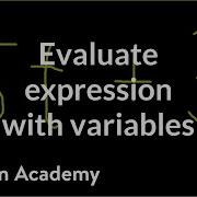 How To Evaluate An Expression With Variables Introduction To Algebra Algebra I Khan Academy