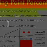 Creating RGB Colors For Java