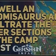 Indwell An Iktomisaurus And Infiltrate The Inner Sections Of The Camp Genshin Impact