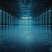 Blue Matrix Background With Binary Code 3d Rendering Toned Image An Abstract Digital Server