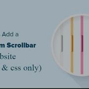 Custom Scrollbar Gradient Scroll Bar Different Colour Scroll Bar