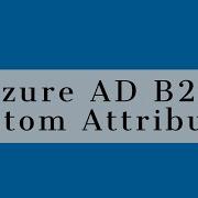 Azure AD B2C Custom Attributes
