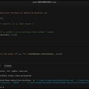 Power Recursive Function