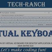 Live Demonstration Of Virtual Keyboard Using Java Swing GUI API Practice Project TechRanch