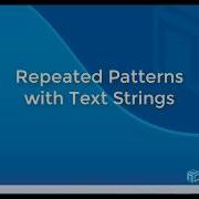 Repeated Patterns With Python Text Strings