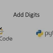 Leetcode Add Digits Python