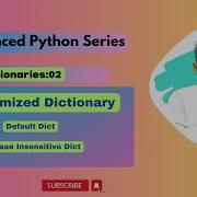 02 Part 1 Python Custom Dictionaries Using UserDict Class Advanced Python Series Python Coding