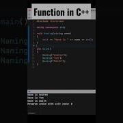Basic Declaration Of Function In C Programming