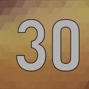 30 Second Countdown Timer Brown Geometric Background Pattern