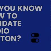 How To Validate Radio Button In C