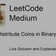 979 Distribute Coins In Binary Tree Leetcode Medium