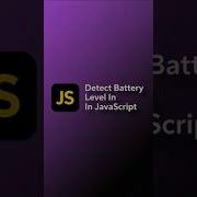 Detect Battery Level With JavaScript Real Time Update