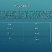 Qbasic Tutorial Keyword And Syntax Part 4
