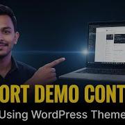 How To Import Demo Content In WordPress One Click Demo Import