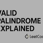 Valid Palindrome Hindi LeetCode Python