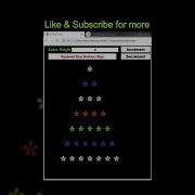 HTML CSS And JavaScript Code To Print Pyramid Star Pattern Shorts