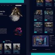Responsive Gaming Website Design Using Html Css Js Gaming Website