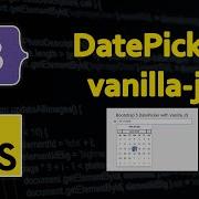 How To Create Bootstrap 5 Date Picker Using Vanilla Js Datepicker Bootstrap
