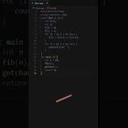Febonacii Series And Its Code In C Coding Trending
